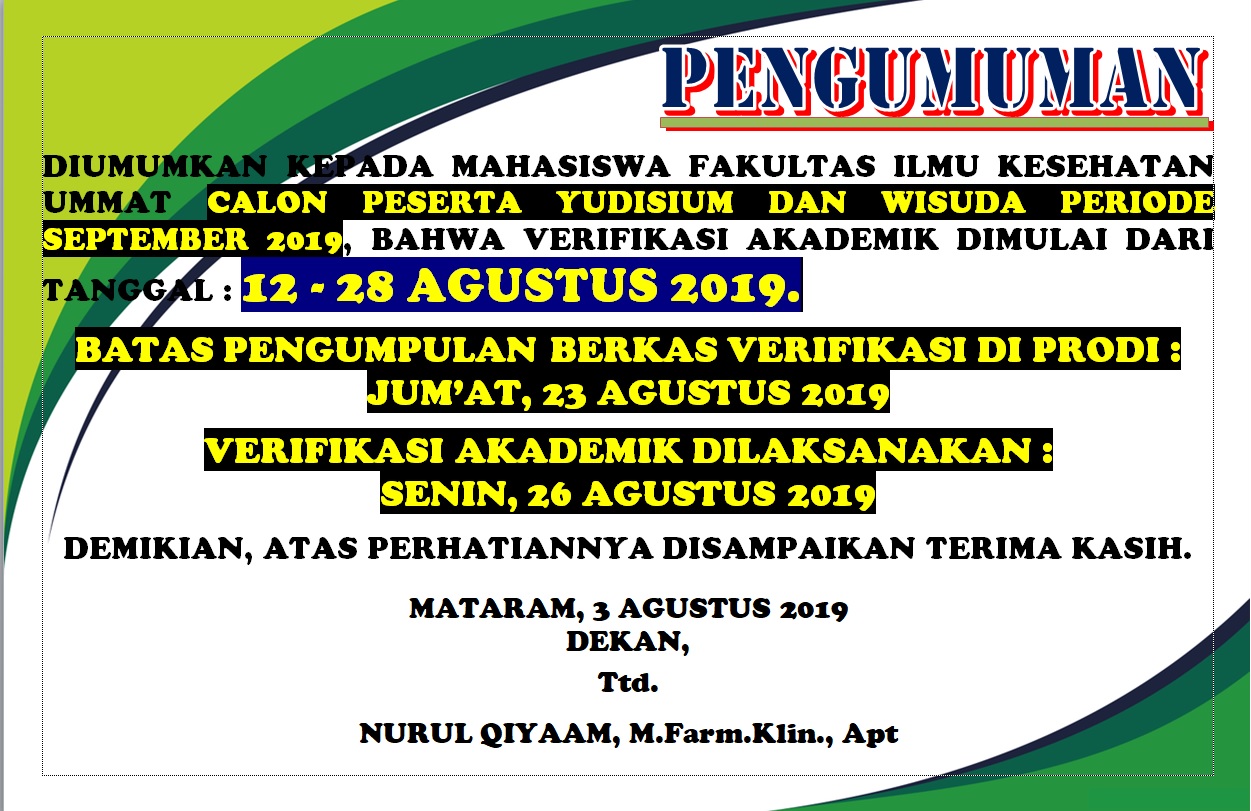 You are currently viewing PENGUMUMAN