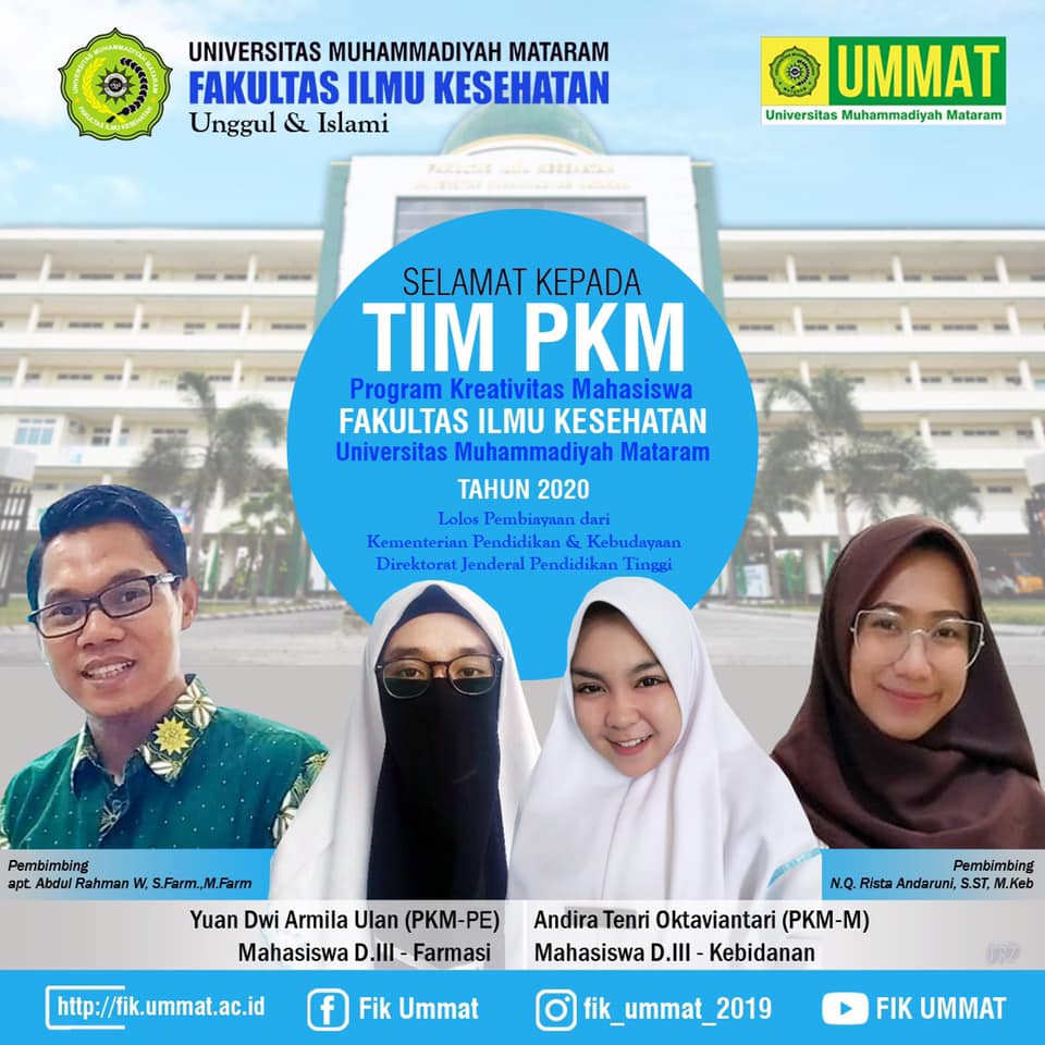 Read more about the article FIK UMMAT Meraih Hibah PKM Kemendikbud 2020