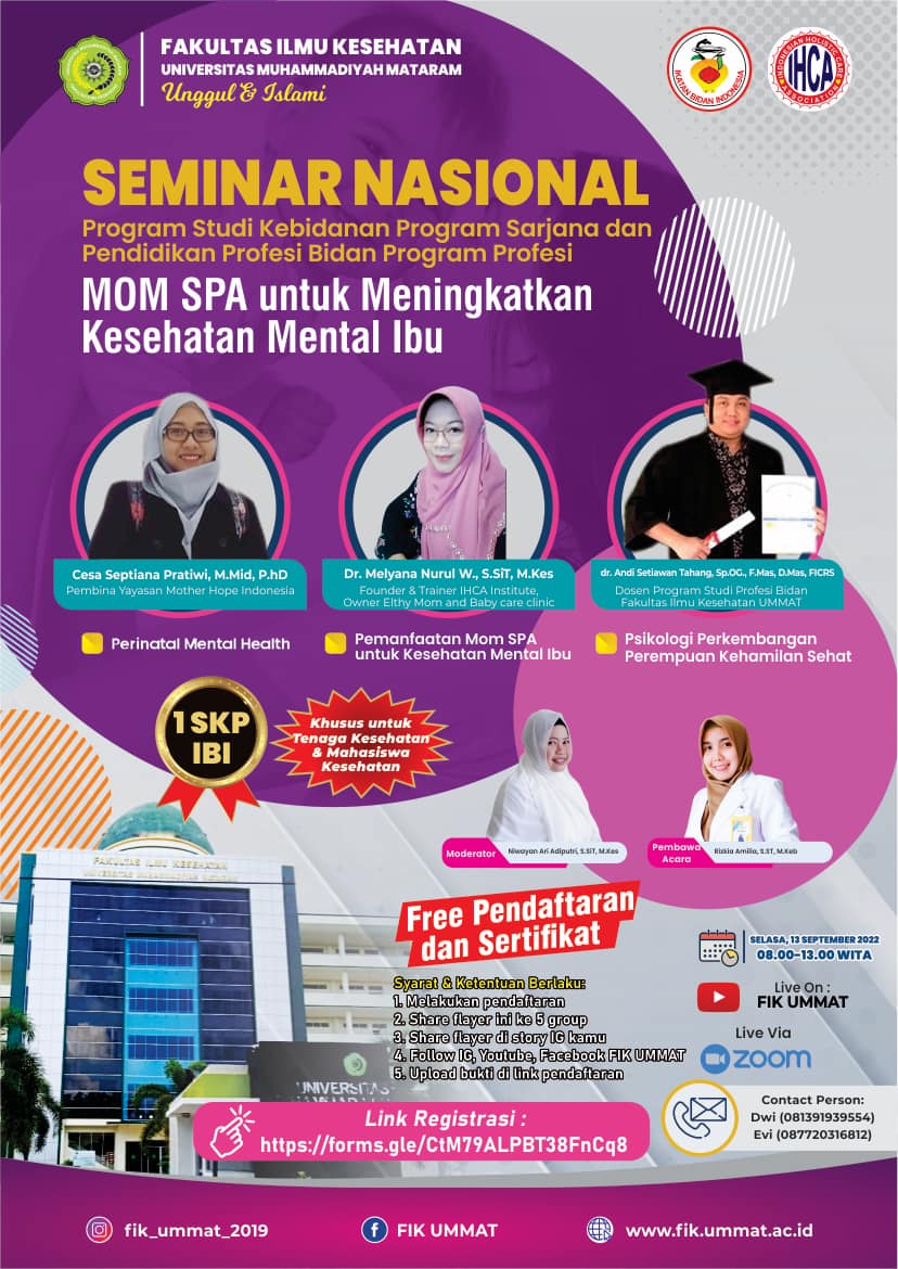 Read more about the article Seminar Nasional Program Studi Kebidanan dan Profesi Bidan