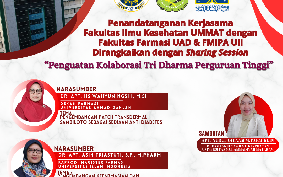 Penandatanganan Kerjasama Fakultas Ilmu Kesehatan UMMAT dengan Fakultas Farmasi UAD & FMIPA UII